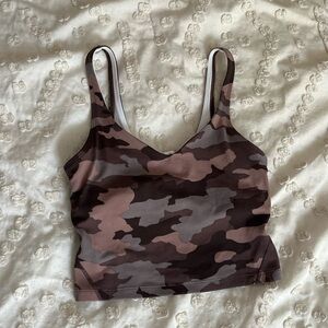 Lululemon brown camo tank
